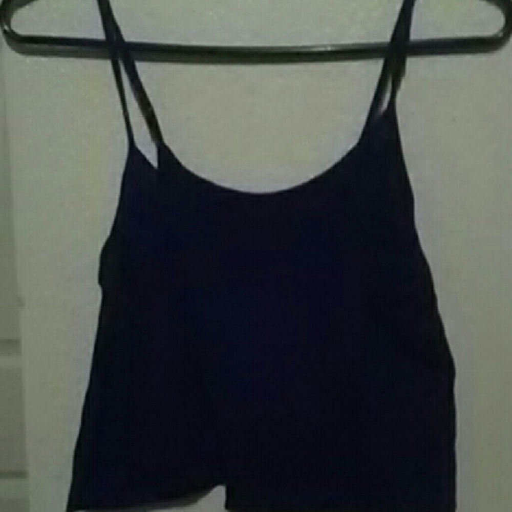 Black crop top